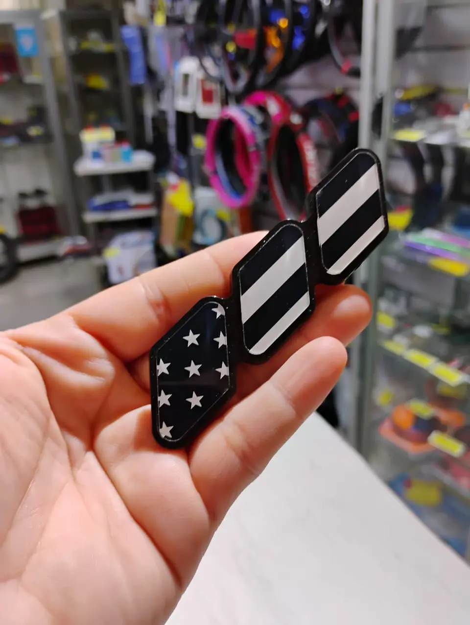 DE Emblema Insignia - pegatina Acrílico para Toyota Tricolor 10