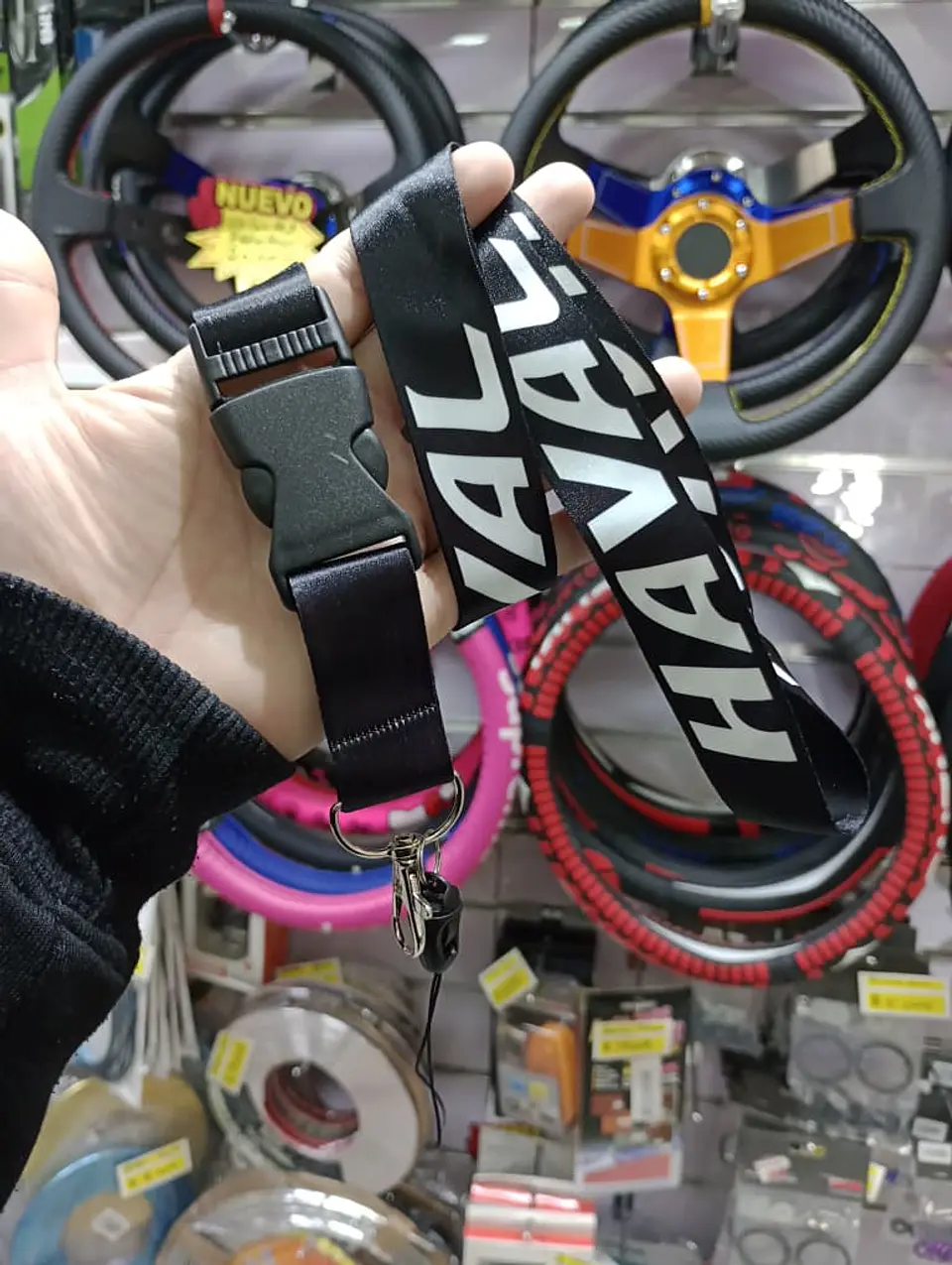 Relámpago llavero tuning lanyard haval (negro) 1