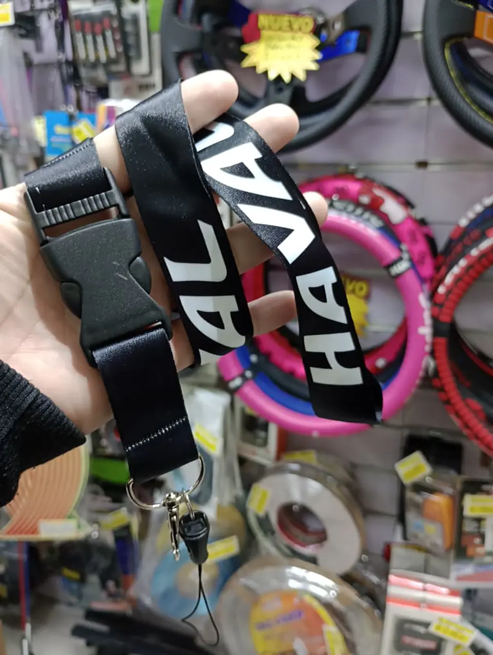 Relámpago llavero tuning lanyard haval (negro) 6