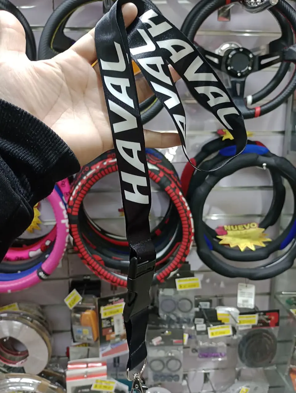 Relámpago llavero tuning lanyard haval (negro) 8
