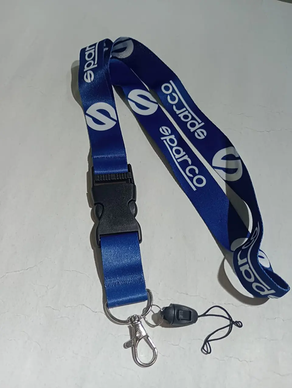 Relámpago llavero tuning lanyard sparco (azul ) 3