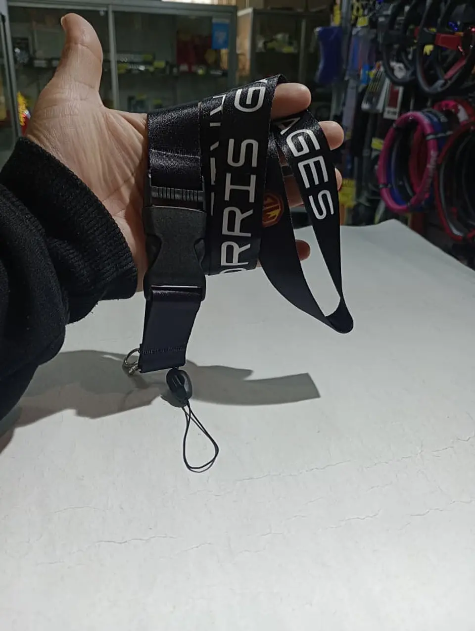 Relámpago llavero tuning lanyard mg (negro) 3