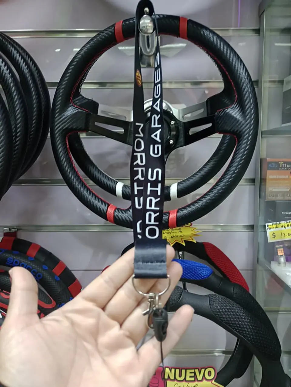 Relámpago llavero tuning lanyard mg (negro) 5