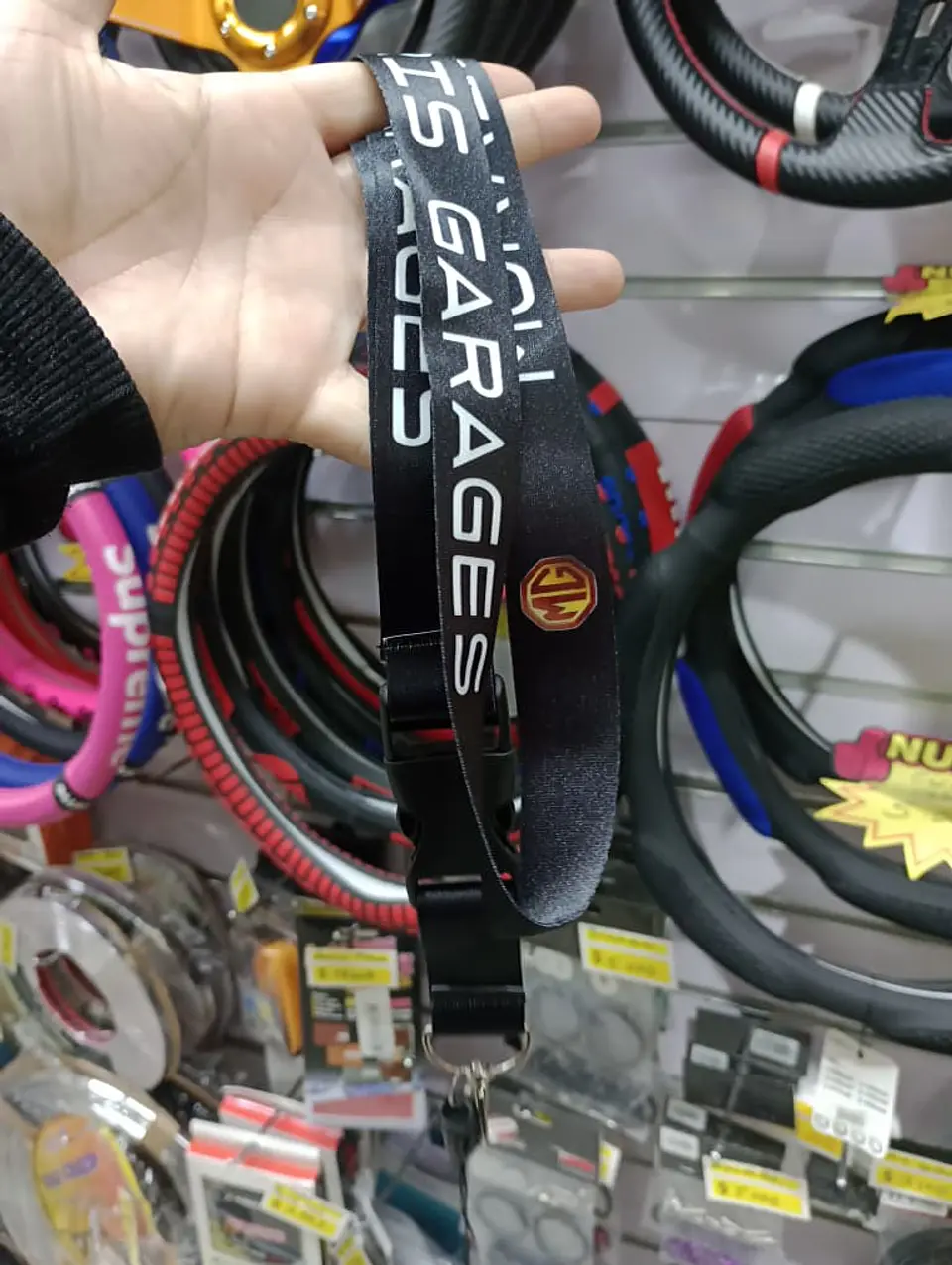 Relámpago llavero tuning lanyard mg (negro) 1