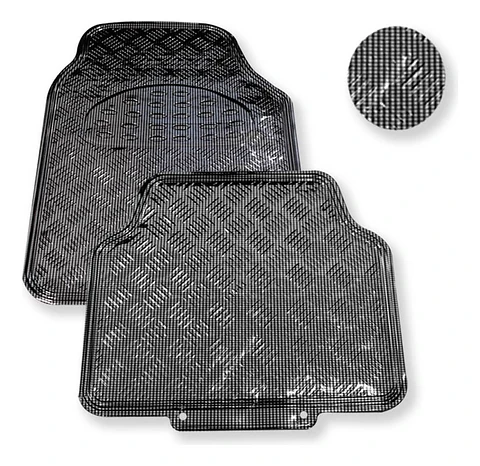 X4 Alfombras - gris carbono ( cambia el estilo de tu vehículo )