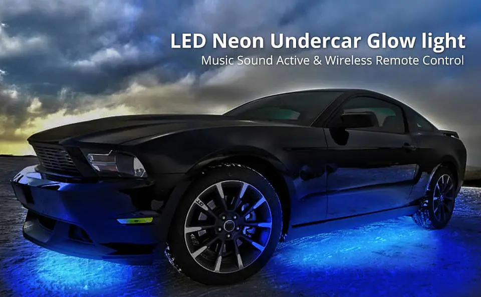 RELÁMPAGO Luz LED Multicolor para Auto - Ilumina tu Chasis y 7
