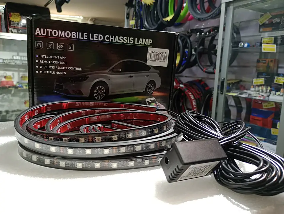 RELÁMPAGO Luz LED Multicolor para Auto - Ilumina tu Chasis y 1