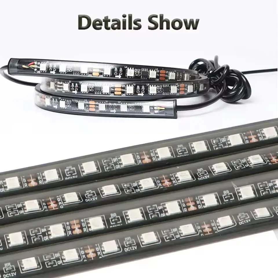 RELÁMPAGO Luz LED Multicolor para Auto - Ilumina tu Chasis y 23