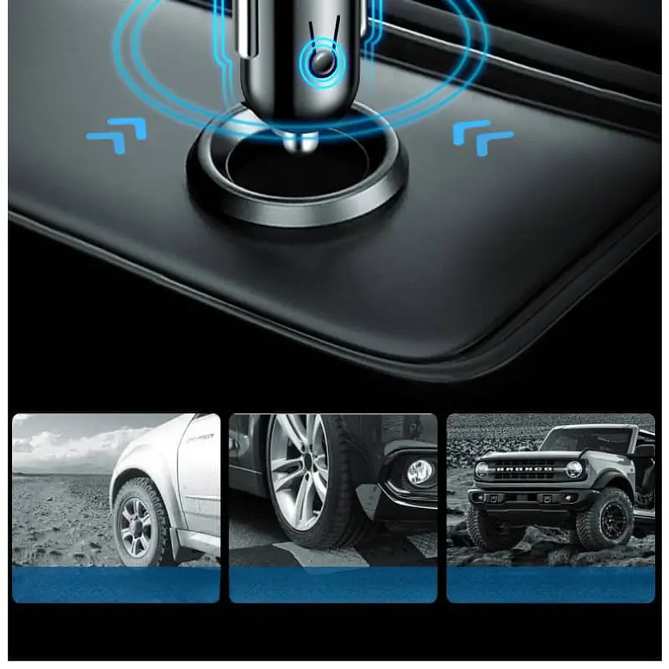 Cargador retractil 5 en 1 66W con Pantalla Digital Inteligente 12
