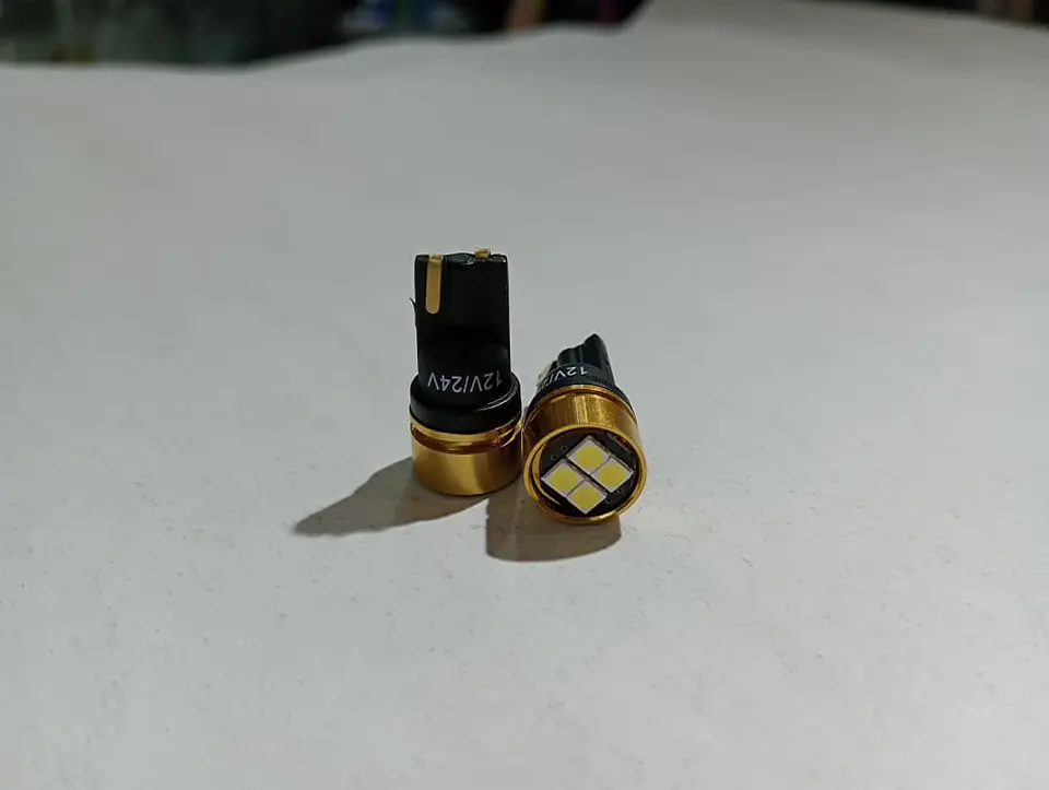ILUMINACIÓN LED DE Pack x2 Ampolletas LED T10 W5W Blanco Frío 6