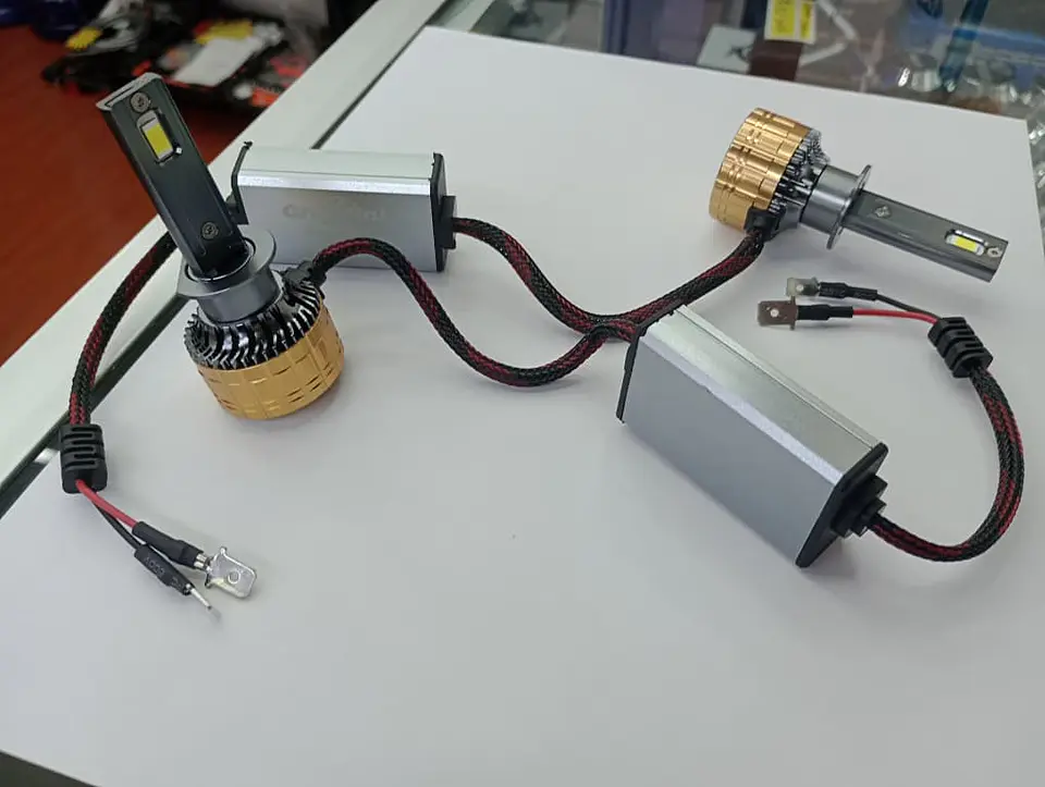 Relámpago par de ampolletas turboled h1 canbus 1
