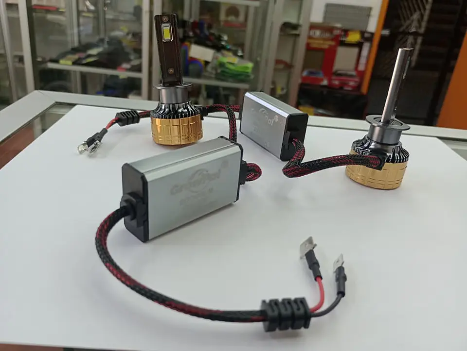 Relámpago par de ampolletas turboled h1 canbus 7