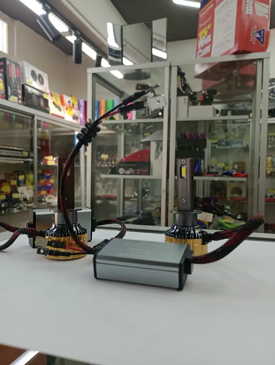 Relámpago par de ampolletas turboled h1 canbus 9