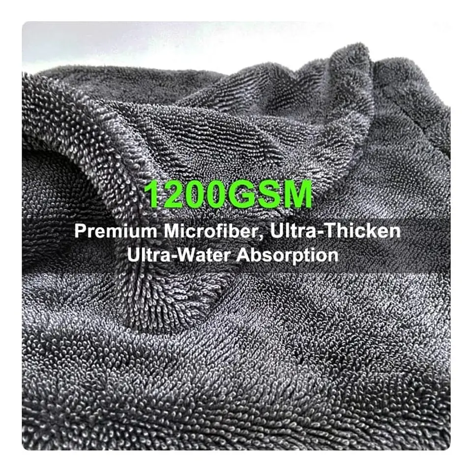 Toalla Microfibra Ultra Secado - 60x90cm 1200GSM 16
