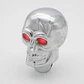 Pomo/Perilla de cambios - Diseño cabeza de calavera cromada con luz - thumbnail 3
