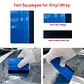 Combo 2 Espátulas Squeegee Blue, fieltros, cutter y cuchillas - Miniatura 7