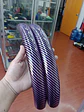 Volante Antideslizante de Lujo - 2 PIEZAS carbono fucsia - Miniatura 1