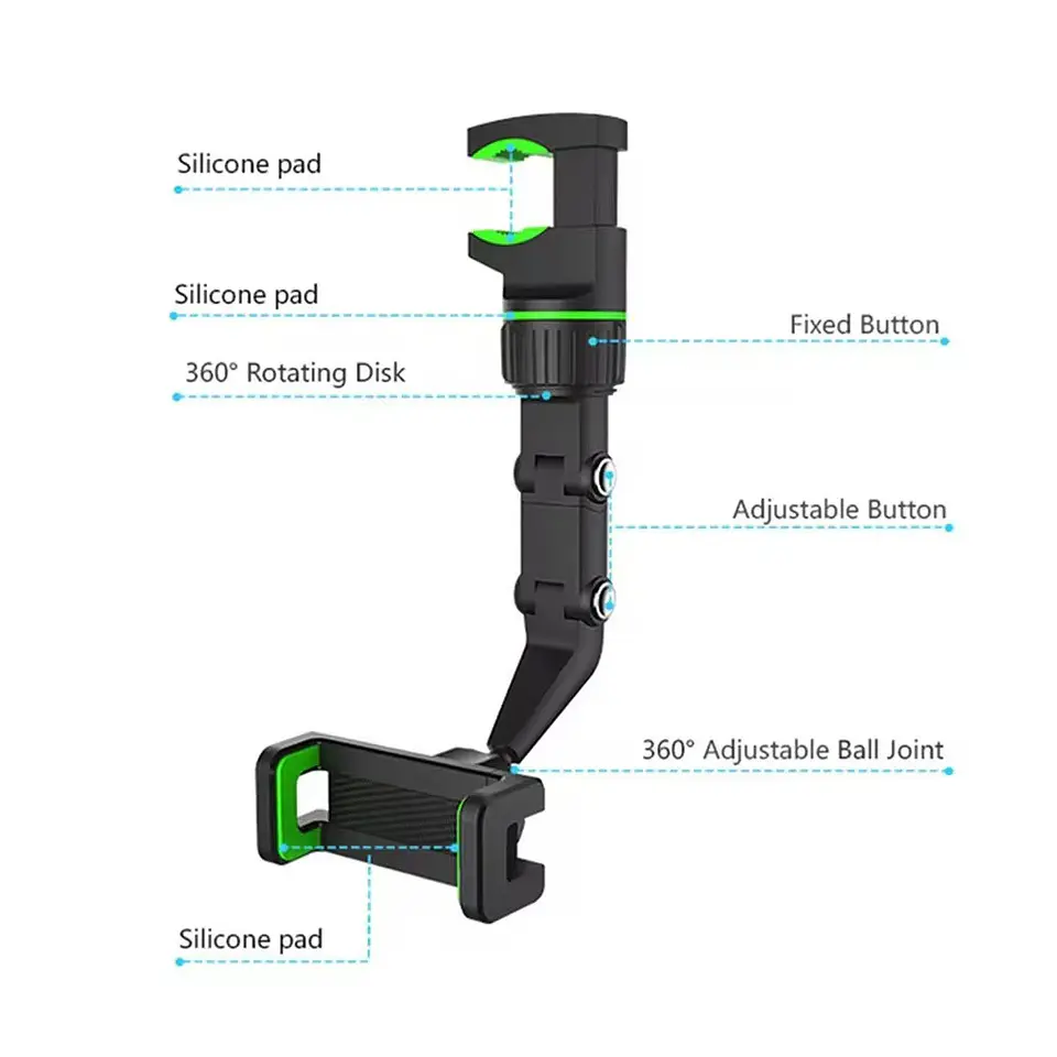 Soporte de Teléfono para Auto Multifuncional 360° 31