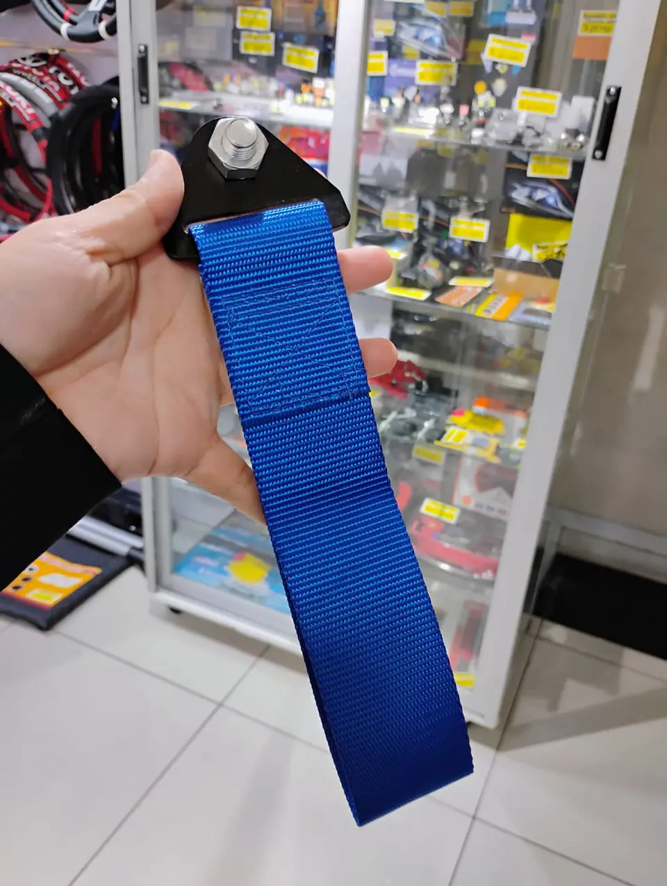 Cinta correa de remolque arrastre Sparco Azul 2