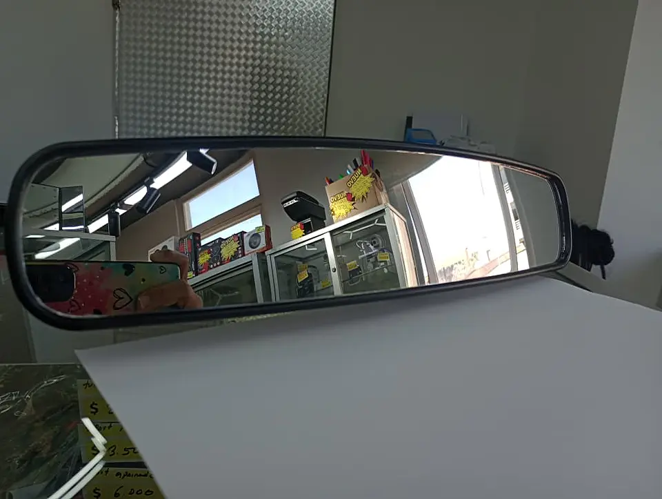 Espejo retrovisor universal con ventosa o sopapo para auto 3