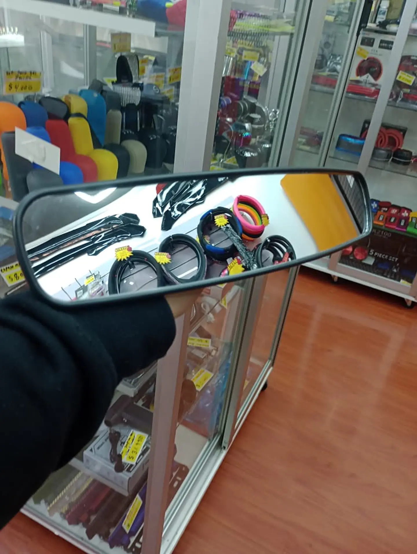 Espejo retrovisor universal con ventosa o sopapo para auto 5