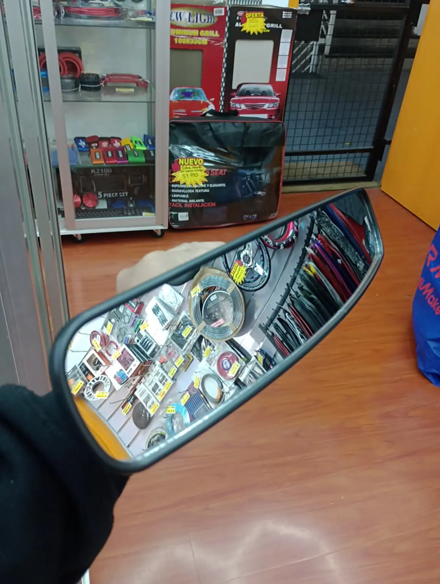 Espejo retrovisor universal con ventosa o sopapo para auto 7