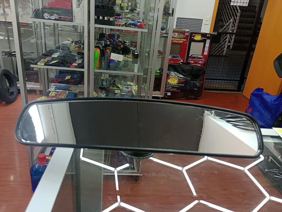 Espejo retrovisor universal con ventosa o sopapo para auto 9