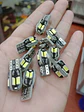 X10 unidades de Ampolletas led T10 W5W antierror canbus 8 led 12v - Miniatura 4
