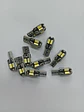 X10 unidades de Ampolletas led T10 W5W antierror canbus 8 led 12v - Miniatura 6