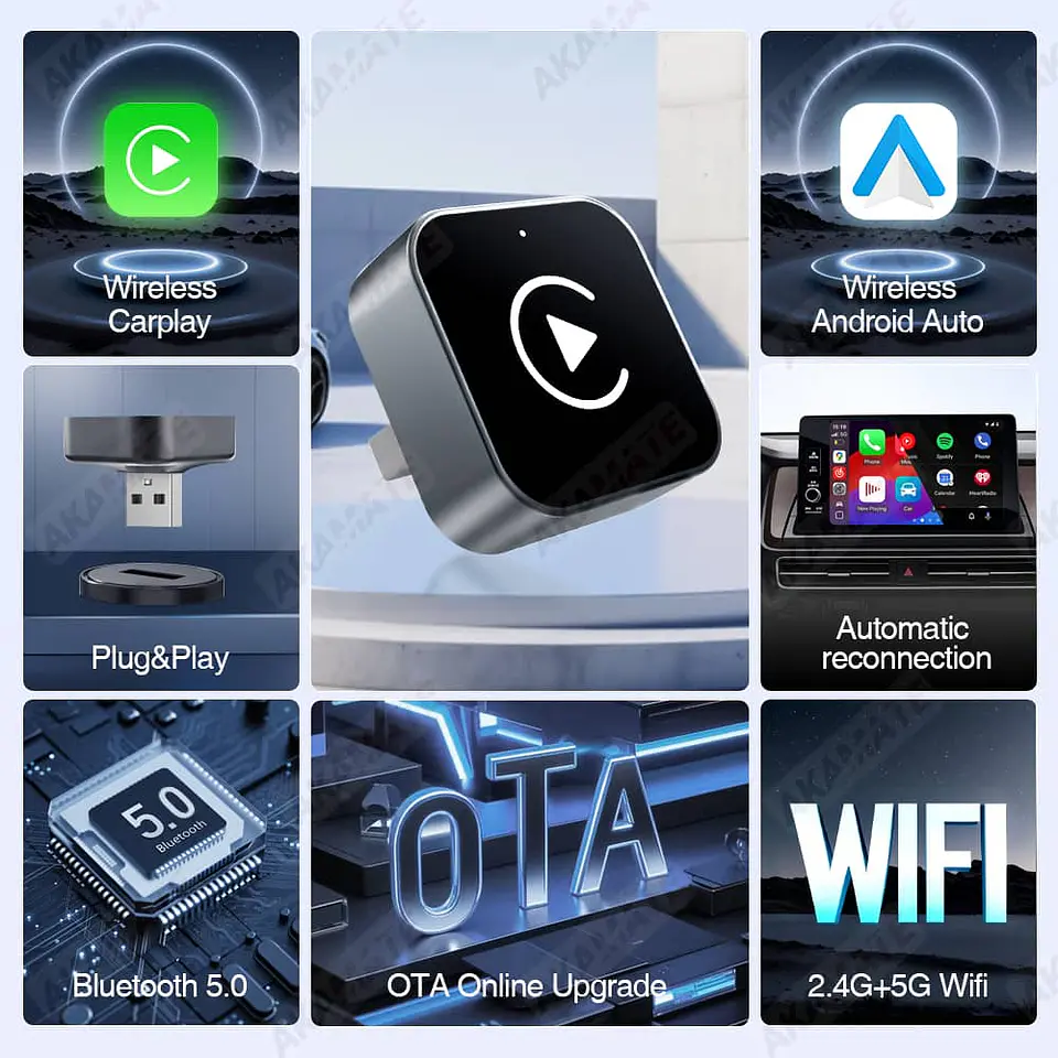 Mini adaptador Carplay 2 en 1 5