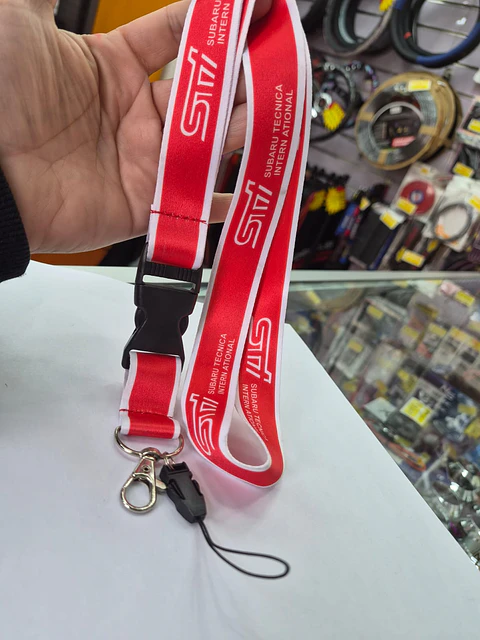 Relámpago llavero tuning lanyard sti (negro)