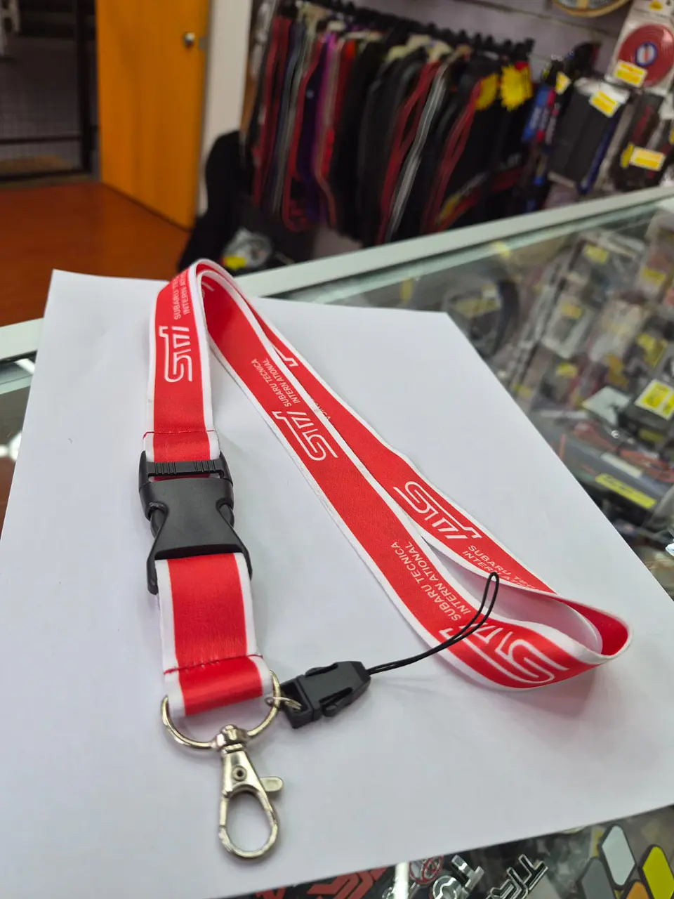 Relámpago llavero tuning lanyard sti (negro) 2