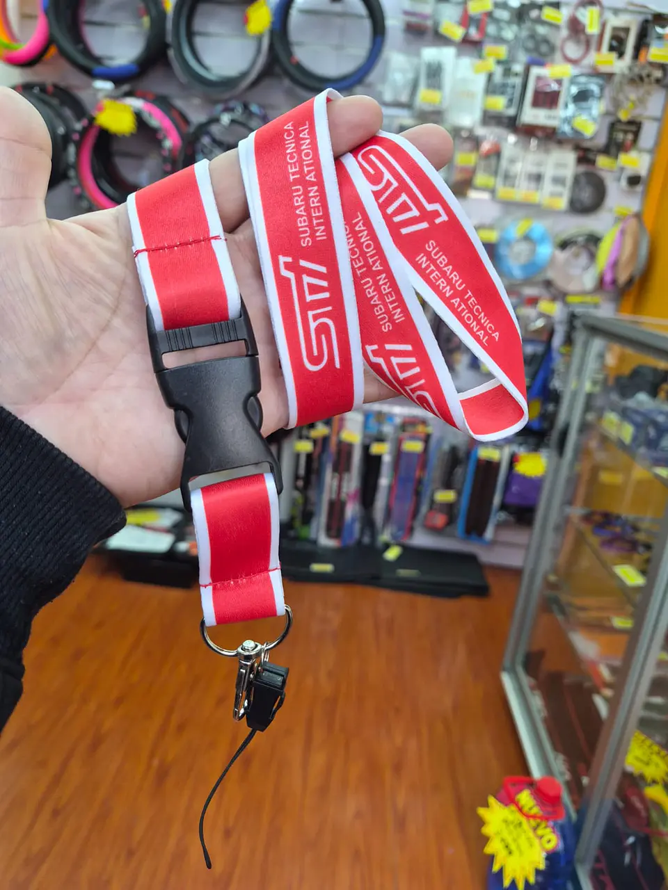 Relámpago llavero tuning lanyard sti (negro) 7