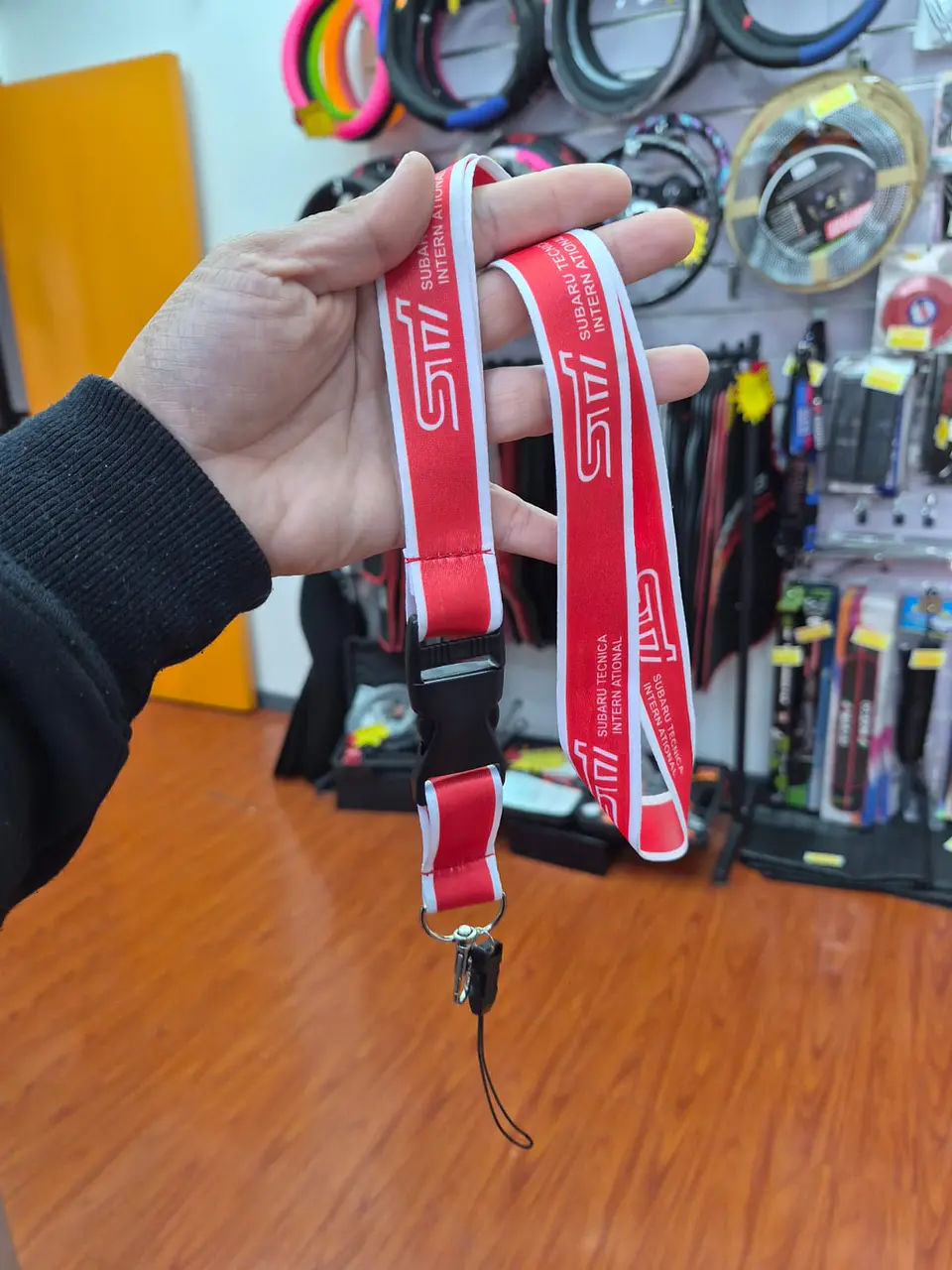 Relámpago llavero tuning lanyard sti (negro) 8
