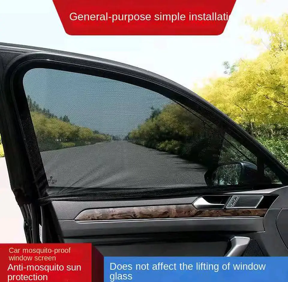 X2 mallas tapa sol - delanteras para ventanas y suv medidas 100 x 4