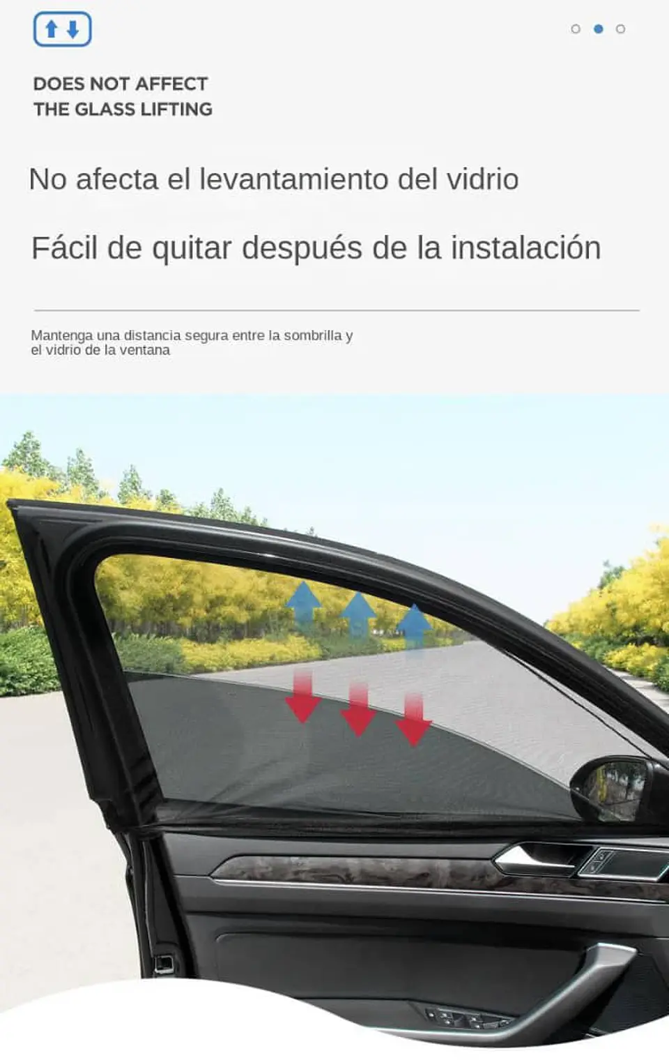 X2 mallas tapa sol - delanteras para ventanas y suv medidas 100 x 5