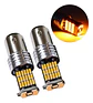 X10 unidades de ampolletas LED para reversa PY21W 1156 pata - Miniatura 2