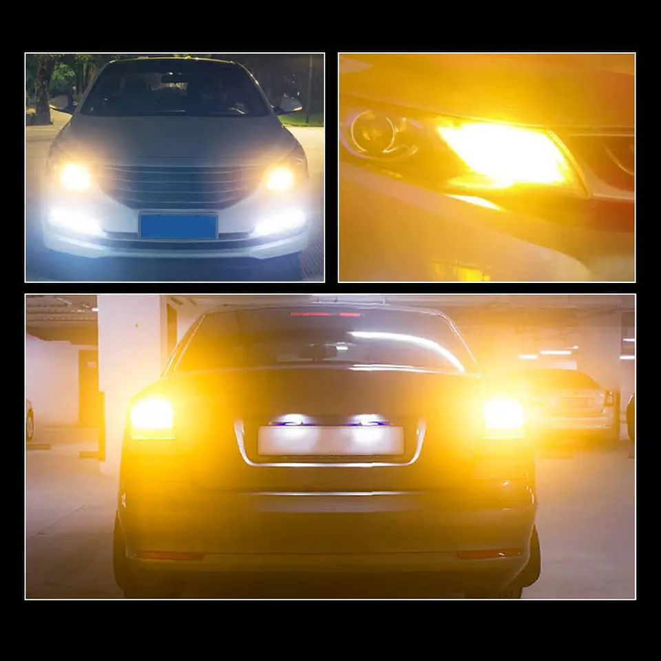 X2 unidades de ampolletas LED para reversa P21W 1156 pata pareja 10