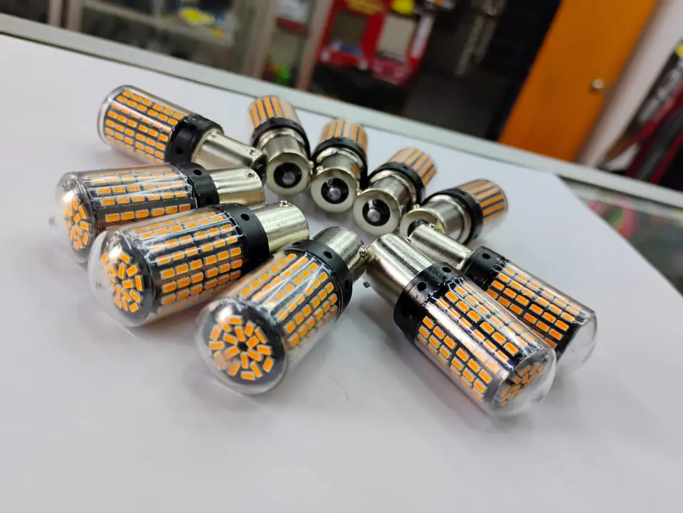 X10 unidades de ampolletas LED para reversa P21W 1156 pata pareja 14