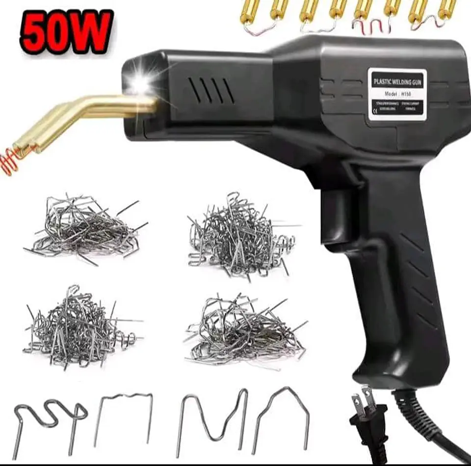 Kit de soldadura y reparación de plásticos automotrices y 2
