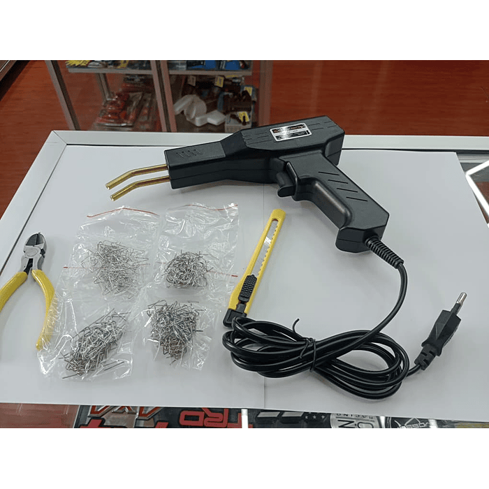 Kit de soldadura y reparación de plásticos automotrices y domésticos 200 piezas  12