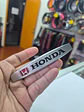 Emblema Insignia de Metal para autos universal autoadhesiva Honda - Miniatura 3