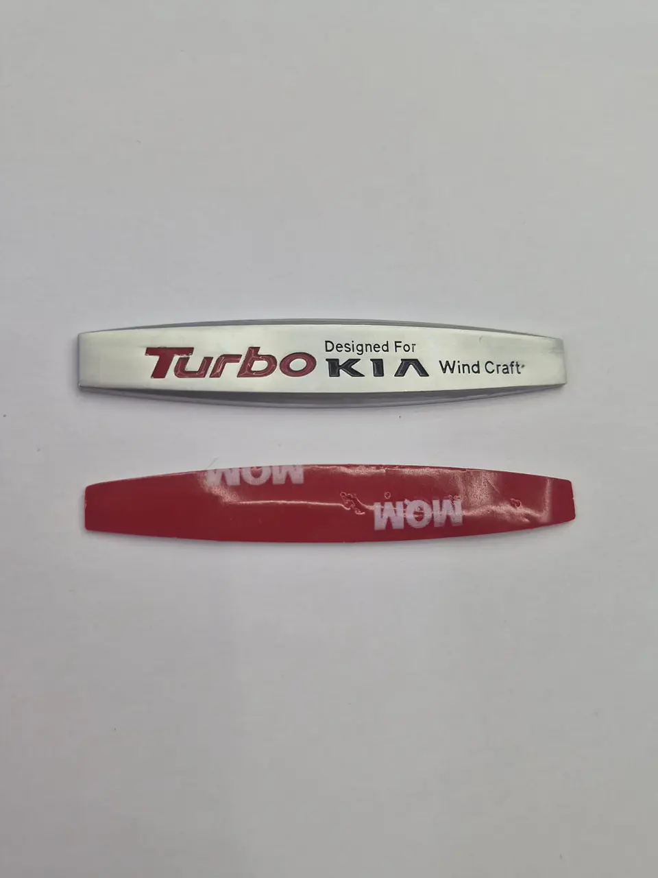 Emblema Insignia de Metal para autos universal autoadhesiva turbo kia 2