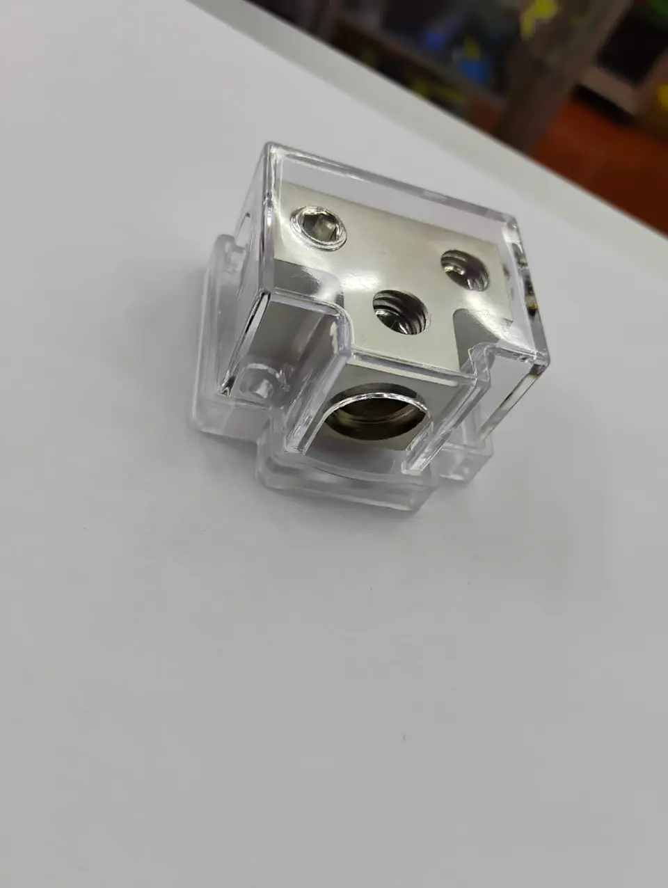 Bloque distribuidor cable 0 corriente sonido 1 a 2 1