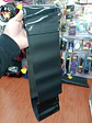 Forro volante cosido hilo negro cuero carbono brillante - Miniatura 4