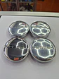 X4 Tapas centro de llantas de auto tunning Vossen plata con Logo negro - thumbnail 9