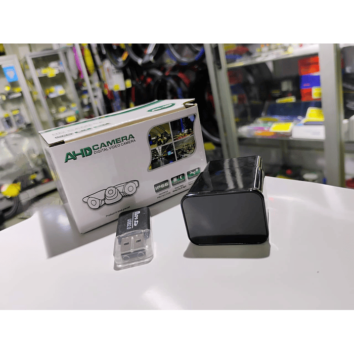 Mini cámara de seguridad y vigilancia Espia tipo cargador de celular 15
