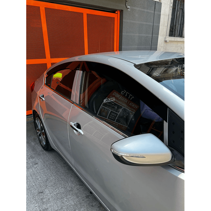  ¡Bota Aguas de Acrílico 2mm plano Negro Brillante a Medida para autos Kia Cerato Sedan 2014 a 2017 3