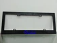X1 unidad de porta patentes de plastico marco para placa negro - Miniatura 2