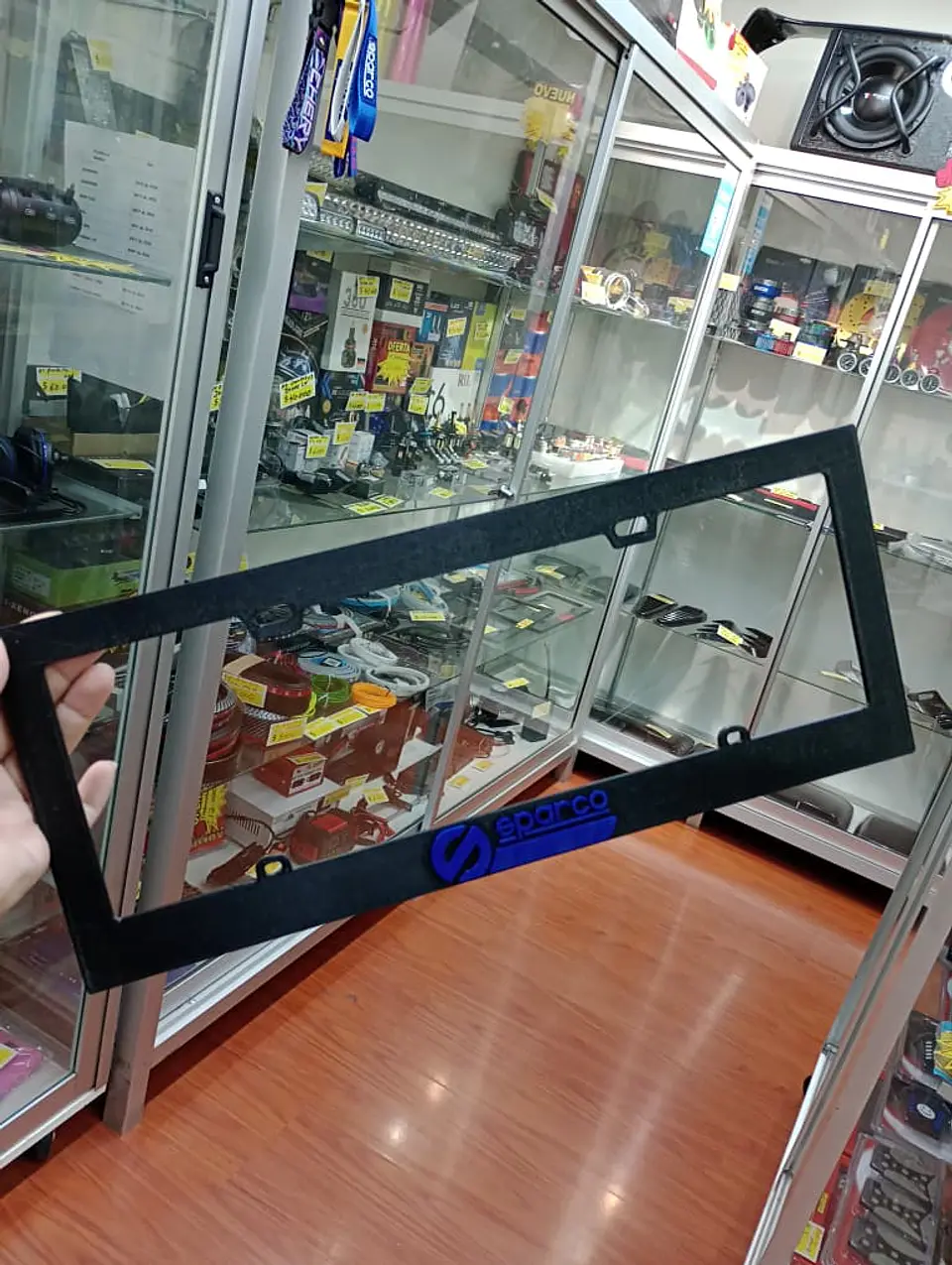 X1 unidad de porta patentes de plastico marco para placa negro 8
